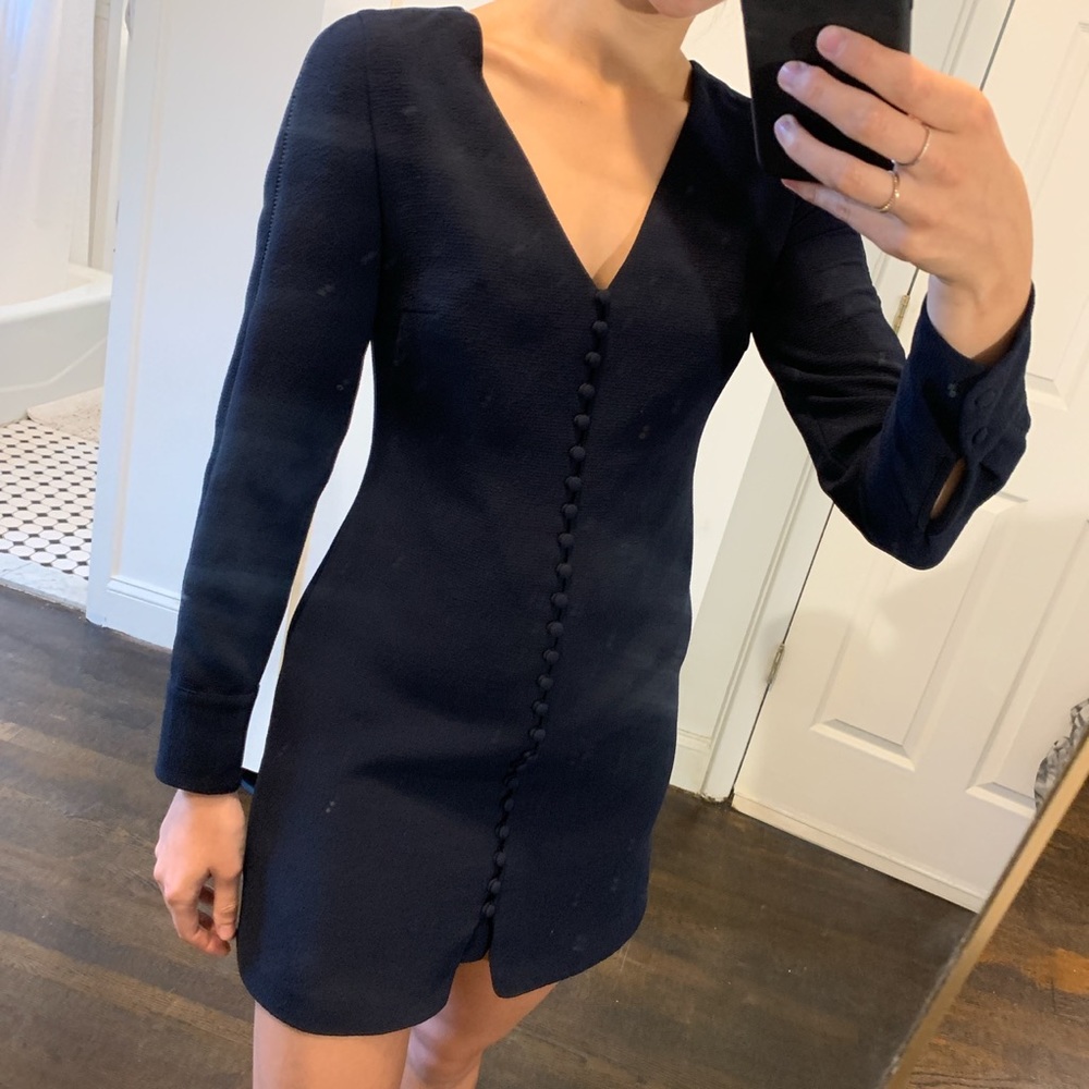Club Monaco 00P Button Detail Dress